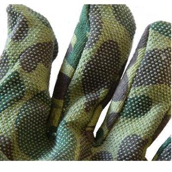 Woodland Camo Cotton Utility Dot Grip Work Gloves - main image