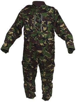DPM Crewman Coverall Genuine British Army Issue Woodland Camo AFV crewman Boilersuit, Graded - main image