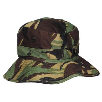 Used Military issue DPM Woodland Camo Boonie Jungle hat