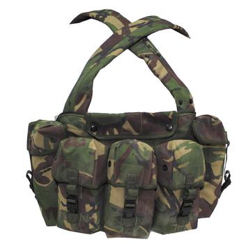 DPM Chest Rig PLCE Chest Webbing Set Genuine PLCE Woodland DPM Webbing Chest Rig