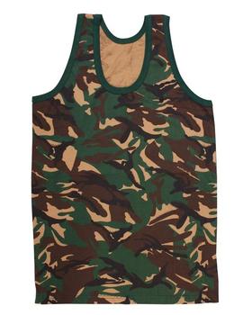 Woodland Camo Vest DPM Cotton Singlet Camouflage Vest - main image