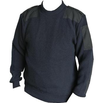 Dutch Military issue Navy Blue Heavy weight jumper - Crew & V neck