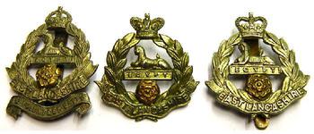 East Lancashire Cap Badges - main image