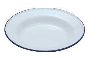 Enamel Soup Plate Classic White Enamel Soup Bowl in Different Sizes