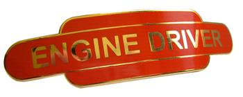 Engine Driver Totem Badge Enamelled Sausage Badge For Your Grease Top Hat  - main image