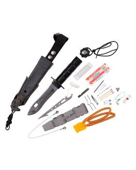 Adventure Kit Knife Black Action Adventure And Survival Kit Knife - main image