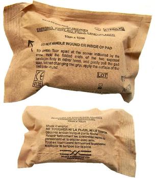Field Dressing FFD New Genuine Army Issue Sterile First Aid Field Dressing For Wounds - main image