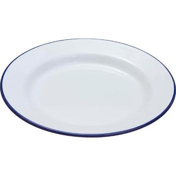 Enamel Dinner Plate White Enamel Dinner Plates In 3 Different Sizes - main image