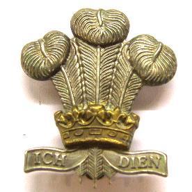 Barettabzeichen englisch,Capbadge RRW Royal Regiment of Wales