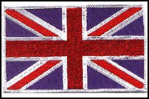 Excellent Quality Sew On Flag 12cmx8cm - main image