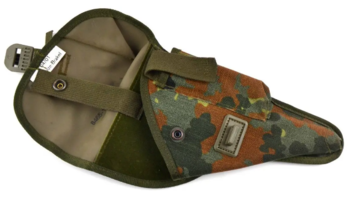 German Army Flecktarn Pistol Pouch Walther P38 Flecktarn Camo Holster / Super Like New - main image