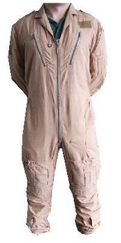 Flying Suit, RAF Desert / Sand Aircrew Coverall Grade 1 Suit MK1B / MK14B / MK16B - No Knee Pocket