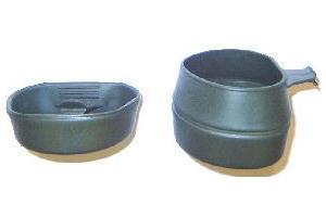 Folding Cup Olive Green Folding Plastic Cup - main image