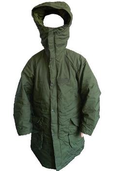 Parker M90 Parka Swedish Arctic Issue Forest Green Long Jacket - main image