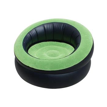 Deluxe Inflatable Single armchair Yellowstone Black / Green Comfortable chair - FOT22 - main image