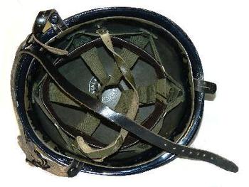 French Gendarme Genuine Helmet with insignia - main image