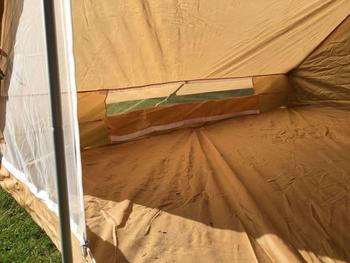 2 Person Tent French Military Lightweight Khaki / Sand Desert 1 Piece Ridge Tent - main image