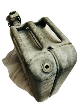 Galvanised Jerry Can metal 20 litre Jerry can with Breather Strong Military issue - main image