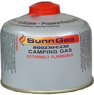 230g Gas Refill For Self Seal Stoves or Lanterns