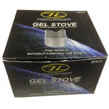 Gel Stove Cooker New Compact Gel Cooker / Stove With Wind Shield Highlander SF013 - main image