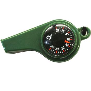 Multi Function Whistle with compass and lanyard - main image