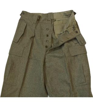 West German Wool 1960's Battledress Trousers - main image