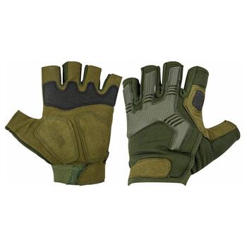 Green Fingerless Combat Gloves Raptor Lightweight Durable Supple Combat Glove GL088FL - main image