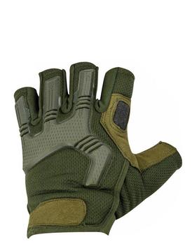 Green Fingerless Combat Gloves Raptor Lightweight Durable Supple Combat Glove GL088FL - main image