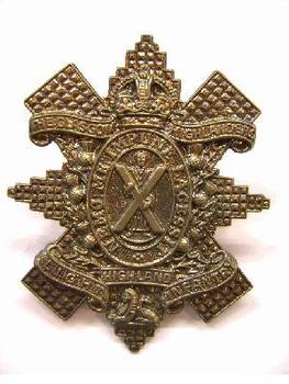Glasgow Highlanders Cap badges