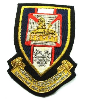 Blazer Badge Of The Gloucestershire, Berkshire And Wiltshire Regiment - main image