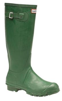 Hunter Wellington Boots, Original Classic Men's Green Rubber (W010E)