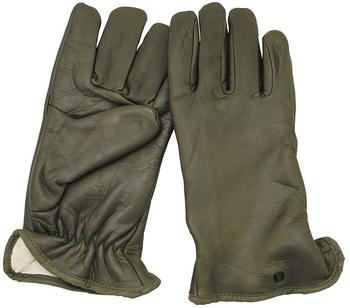 Green Leather Gloves Military Army Issue Supple Leather Lined Glove New 