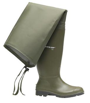 Fishing Wader Thigh Wader Green PVC Fishing Wader (W386E)