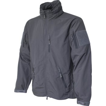 Grey Water Resistant Micro Shell Jacket Titanium Tactical Elite Jacket