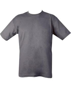 Grey Gunmetal Plain Cotton 185g T-Shirt in Different Sizes