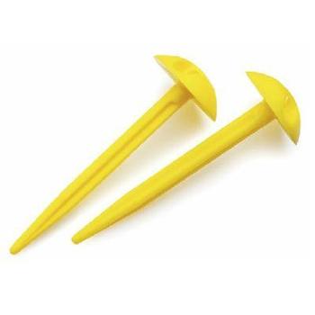 Yellow easy to see Ground sheet peg pack of 4 - main image