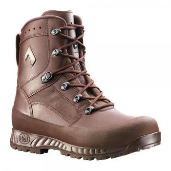 Haix Brown Military Issue High Liability Gore-tex Lined Fabric and Leather Combat Boots New and Used - main image