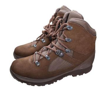 Haix Boots British Army Issue Brown Suede Haix Desert Combat High Liability Ankle Boots Shorter Version, New / Graded - main image