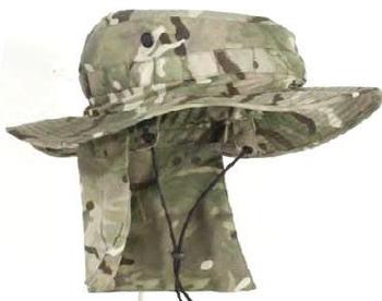 MTP Multicam Tropical Boonie Bush Hat With Removable Flap British Military Issue, New And Used - main image