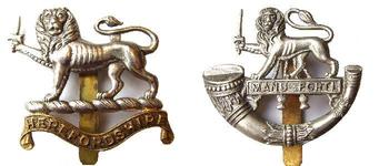 Herefordshire Regiment and Herefordshire Light Infantry Cap Badges