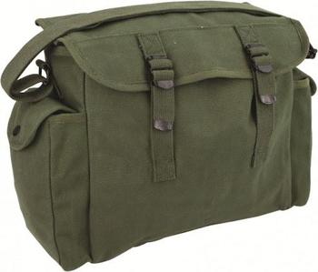 Heavy Duty Canvas Shoulder Bag With Pockets Ideal Fishing / Tool Bag, New - main image