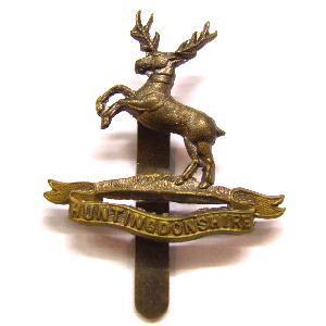 Army Cyclist Corps WW1 Huntingdonshire Cyclist Battalion Army Corps (Cyclists) Cap Badge