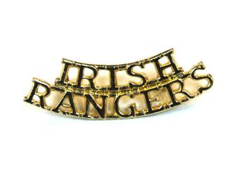 Irish Rangers Staybright Shoulder title (pair)