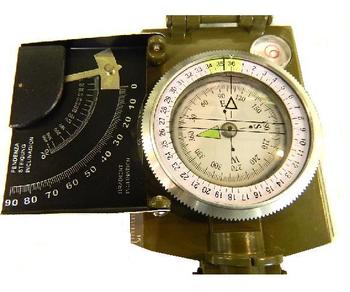 Compass / Clinometer Military Style Heavy weight Liquid Filled Folding compass - main image