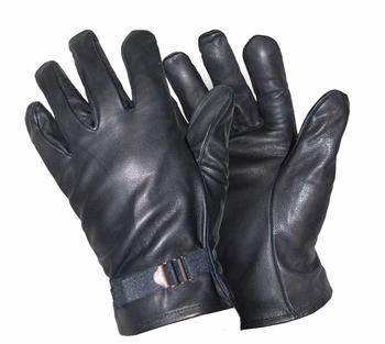 Leather gloves Wool Lined Quality Italian Military Leather Gloves ~ New - main image