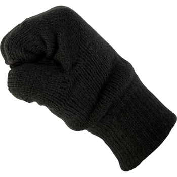 Fingerless Mittens New Thinsulate Lined Fingerless Gloves In Black Or Olive - main image