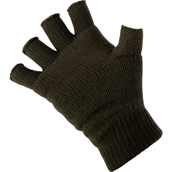 Fingerless Mittens New Thinsulate Lined Fingerless Gloves In Black Or Olive - main image