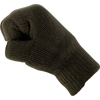 Fingerless Mittens New Thinsulate Lined Fingerless Gloves In Black Or Olive - main image