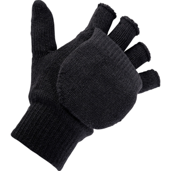 Thinsulate Mittens New Thinsulate Lined Fingerless Shooters Mitts In Olive Or Black - main image