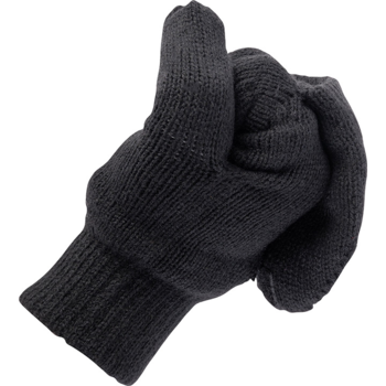 Thinsulate Mittens New Thinsulate Lined Fingerless Shooters Mitts In Olive Or Black - main image